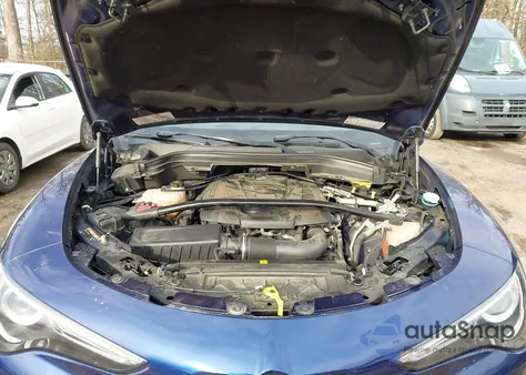 2018 Alfa Romeo Stelvio Ti Awd z USA, uszkodzony, nr VIN ZASFAKBN6J7B93086